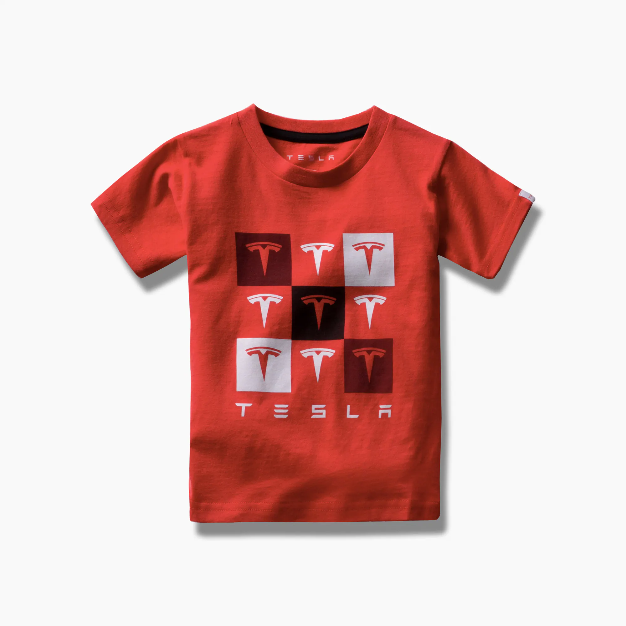 Camiseta de cuadros para niños
