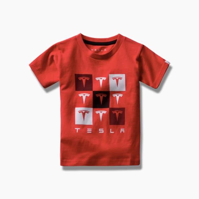 Camiseta de cuadros para niños
